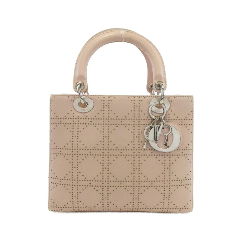Christian Dior Lady Dior bag blush pink perforated cannage Bag
